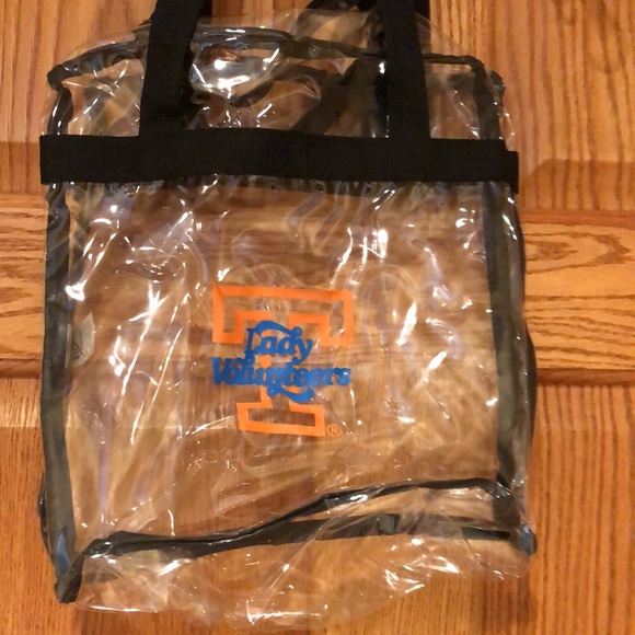 LadyVols see-through Clear zip bag for games - Picture 3 of 8